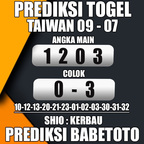 Prediksi Taiwan 09 Juli 2024