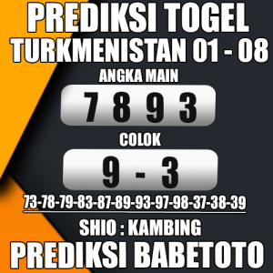 Prediksi TURKMENISTAN 01 Agustus 2024