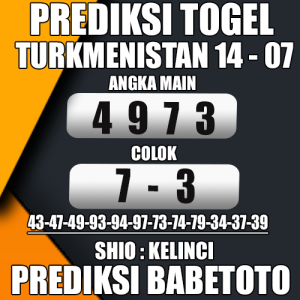 Prediksi TURKMENISTAN 14 Juli 2024