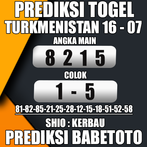 Prediksi TURKMENISTAN 16 Juli 2024