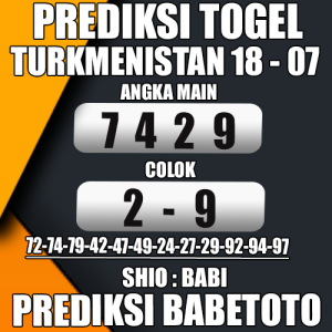 Prediksi TURKMENISTAN 18 Juli 2024