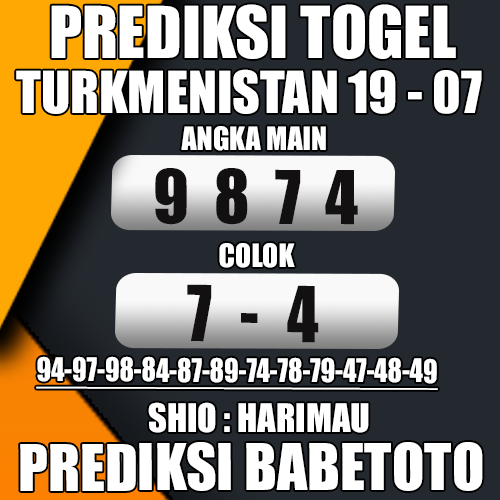 Prediksi TURKMENISTAN 19 Juli 2024