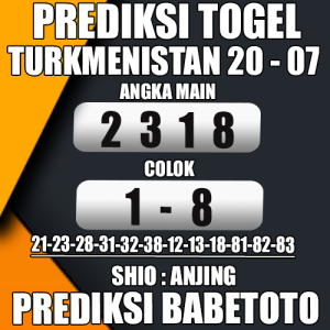 Prediksi TURKMENISTAN 20 Juli 2024