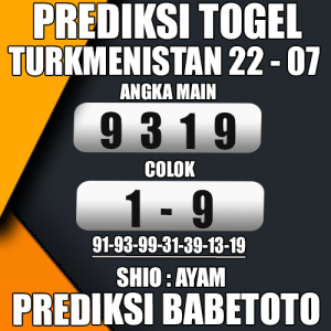 Prediksi TURKMENISTAN 22 Juli 2024