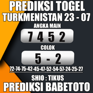 Prediksi TURKMENISTAN 23 Juli 2024