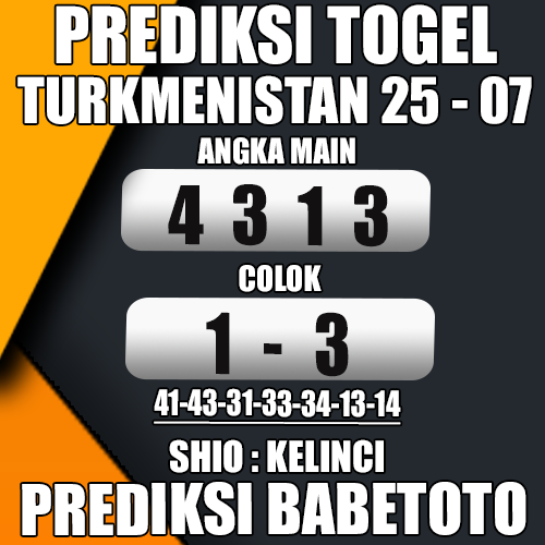 Prediksi TURKMENISTAN 25 Juli 2024