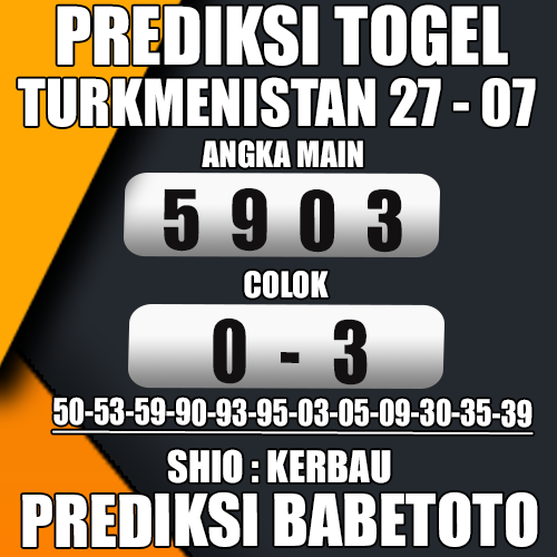 Prediksi TURKMENISTAN 27 Juli 2024