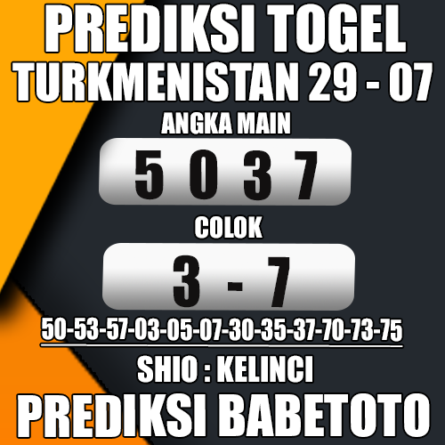 Prediksi TURKMENISTAN 29 Juli 2024