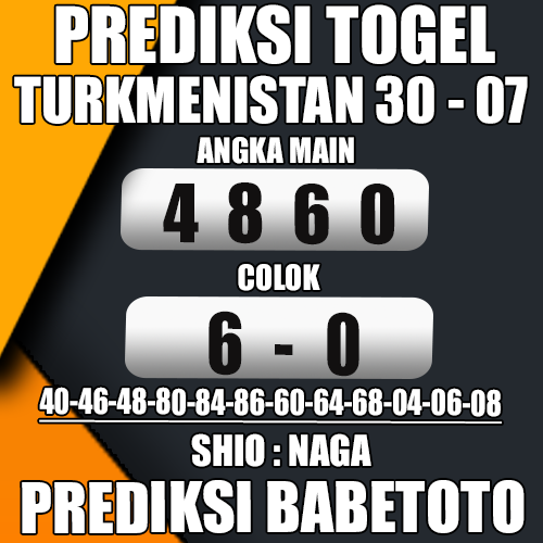 Prediksi TURKMENISTAN 30 Juli 2024