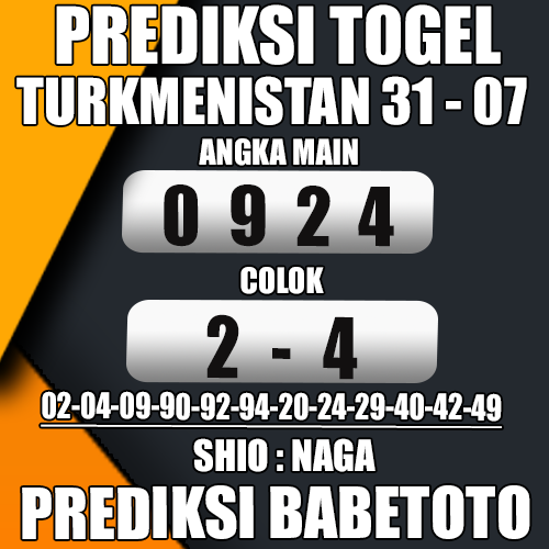 Prediksi TURKMENISTAN 31 Juli 2024