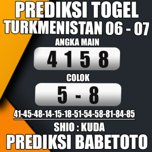 Prediksi TURKMENISTAN 06 Juli 2024