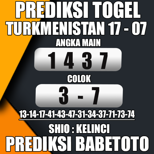 Prediksi TURKMENISTAN 17 Juli 2024