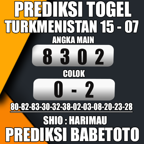 Prediksi TURKMENISTAN 15 Juli 2024