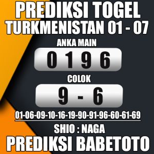 Prediksi TURKMENISTAN 01 Juli 2024