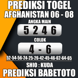 Prediksi AFGHANISTAN 06 Agustus 2024