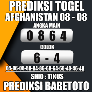 Prediksi AFGHANISTAN 08 Agustus 2024