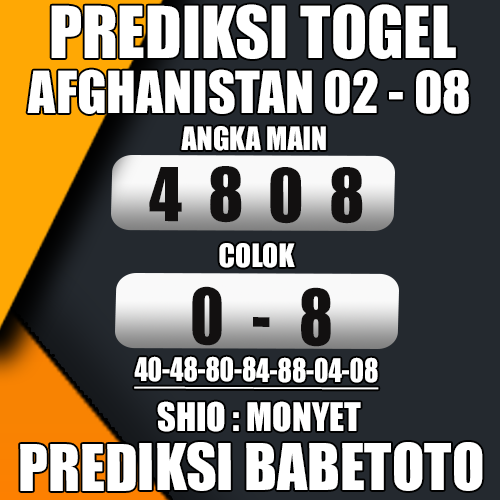 Prediksi AFGHANISTAN 02 Agustus 2024