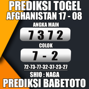 Prediksi AFGHANISTAN 17 Agustus 2024