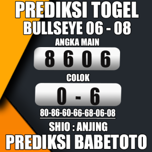  Prediksi Bullseye 06 Agustus 2024