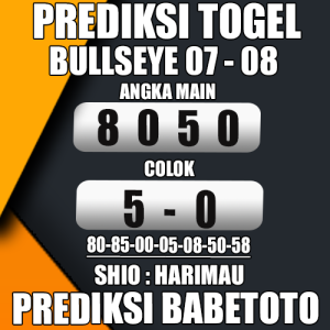  Prediksi Bullseye 07 Agustus 2024