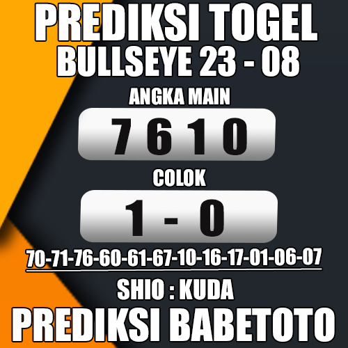  Prediksi Bullseye 23 Agustus 2024