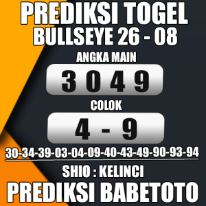  Prediksi Bullseye 26 Agustus 2024