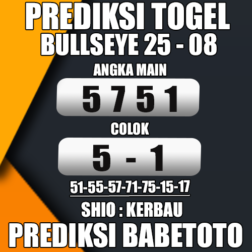  Prediksi Bullseye 25 Agustus 2024