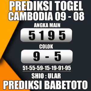 Prediksi Cambodia 09 Agustus 2024