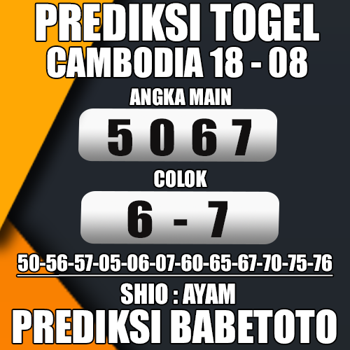 Prediksi Cambodia 18 Agustus 2024