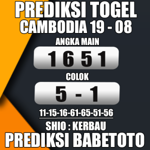 Prediksi Cambodia 19 Agustus 2024