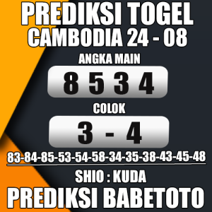 Prediksi Cambodia 24 Agustus 2024