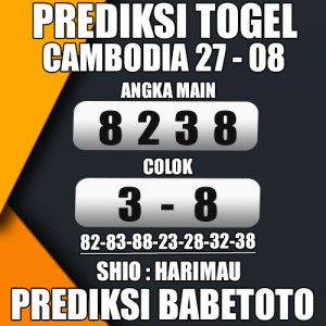 Prediksi Cambodia 27 Agustus 2024