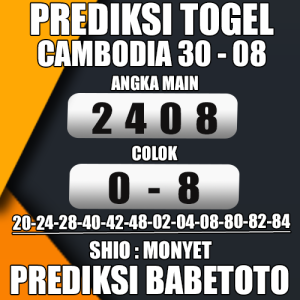 Prediksi Cambodia 30 Agustus 2024