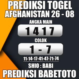 Prediksi Afghanistan 26 Agustus 2024