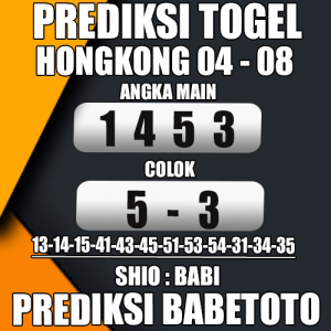 Prediksi HONGKONG 04 Agustus 2024