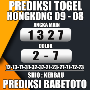 Prediksi HONGKONG 09 Agustus 2024