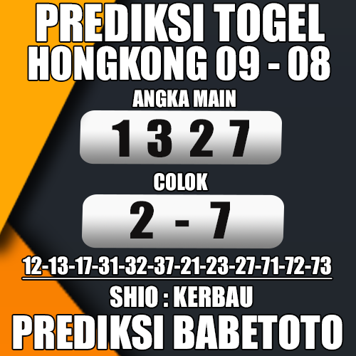 Prediksi HONGKONG  09 Agustus 2024