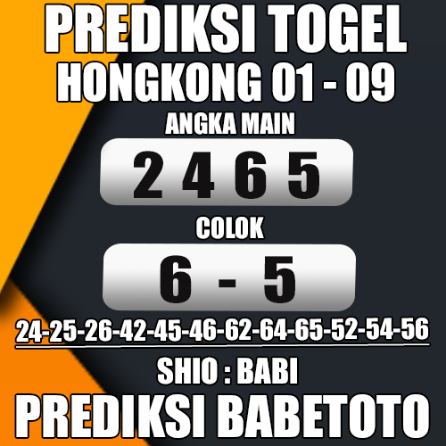 Prediksi HONGKONG 01 September 2024