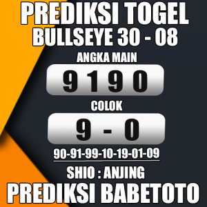  Prediksi Bullseye 30 Agustus 2024