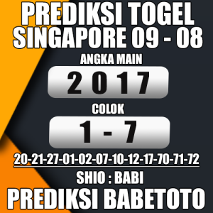 Prediksi SINGAPORE 09 Agustus 2024