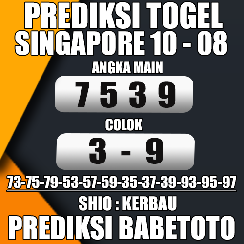 Prediksi SINGAPORE 10 Agustus 2024