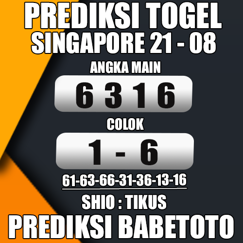 Prediksi SINGAPORE 21 Agustus 2024