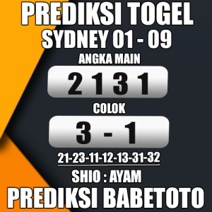 Prediksi Sydney 01 September 2024