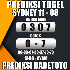 Prediksi Sydney 11 Agustus 2024