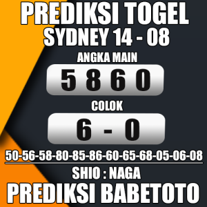 Prediksi Sydney 14 Agustus 2024