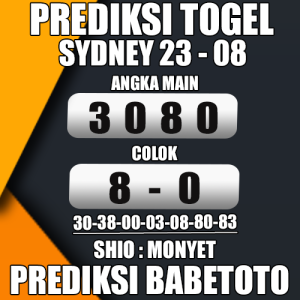 Prediksi Sydney 23 Agustus 2024