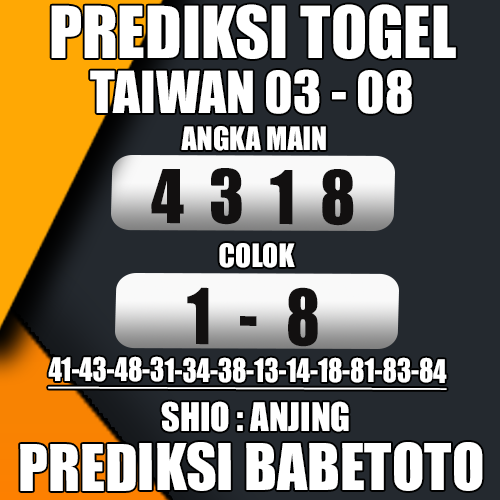 Prediksi Taiwan  03 Agustus 2024