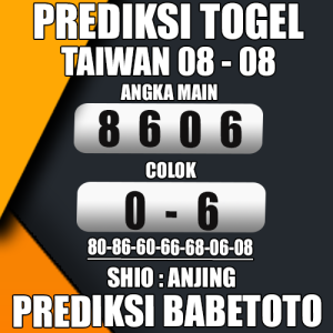 Prediksi Taiwan 08 Agustus 2024