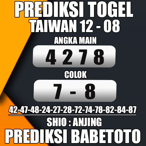 Prediksi Taiwan 12 Agustus 2024