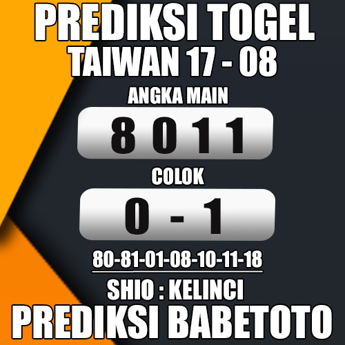 Prediksi Taiwan 17 Agustus 2024